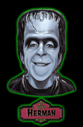 Herman Munster Vac-tastic Plastic Mask Wall Decor