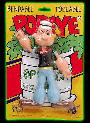 Popeye Bendable Figure