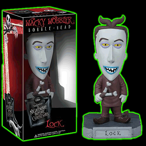 The Nightmare Before Christmas Lock Wacky Wobbler Bobblehead