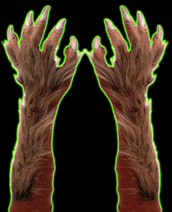 Brown Werewolf Gloves