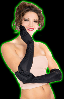 Long Nylon Gloves