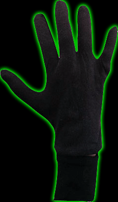 Black Cotton Gloves