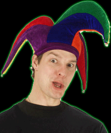 Jester Hat - Blue/Green/Red