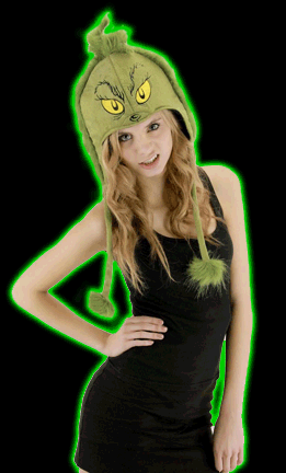 Dr. Seuss The Grinch Hoodie Hat