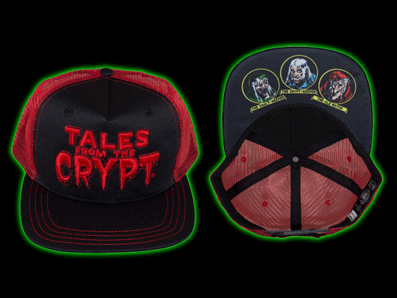 Tales From The Crypt Red Trucker Hat