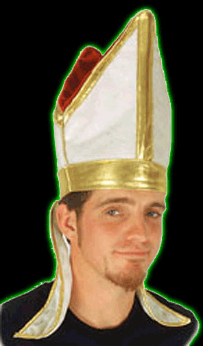 Pope Plush Hat