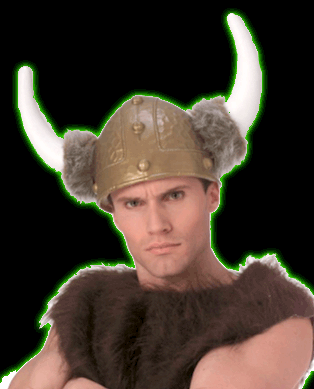 Viking Helmet with Fur
