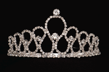 Silver Rhinestone Tiara