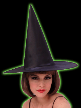 Adult Satin Witch Hat
