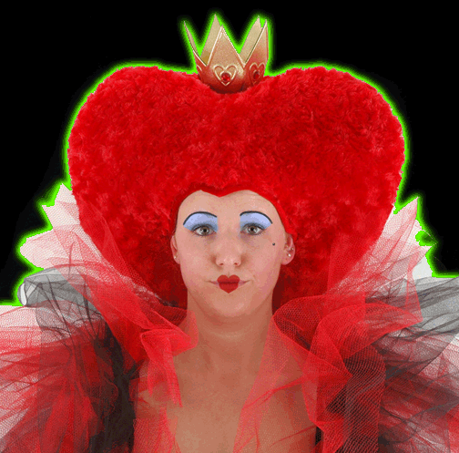 Disney Alice in Wonderland Tim Burton Red Queen Plush Hat