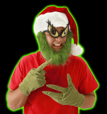 Dr. Seuss The Grinch Plush Hat with Beard