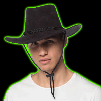 Value Suede Black Cowboy Hat