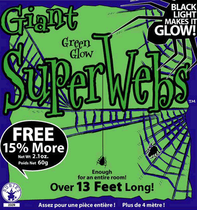 Glow In The Dark Spiderwebs