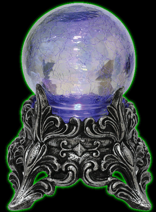 Mystic Oil Slick Crystal Ball