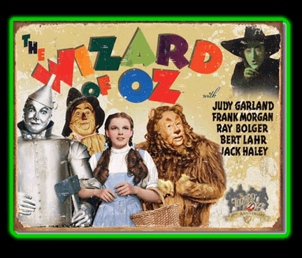 The Wizard Of Oz Tin Sign