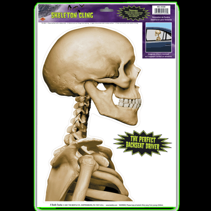 Skeleton Car Cling