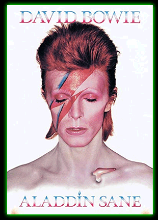 David Bowie Aladdin Sane Tin Sign