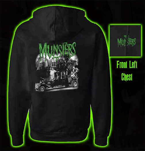 Monsters Family with Koach Zip Up Hoodie