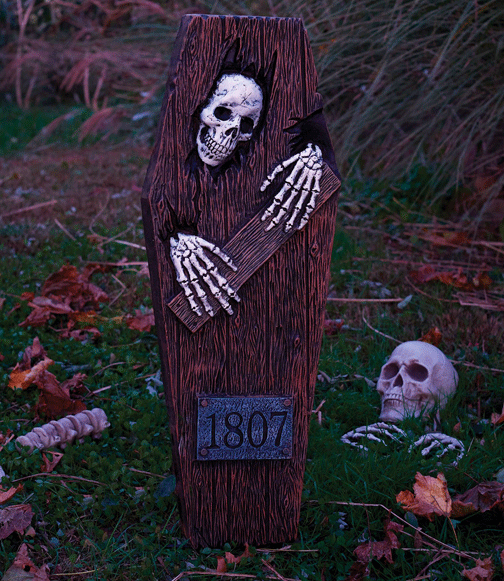 5 Foot Skeleton Coffin