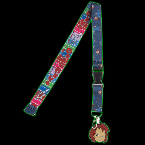 Childs Play Chucky Lanyard and Charm Accessory