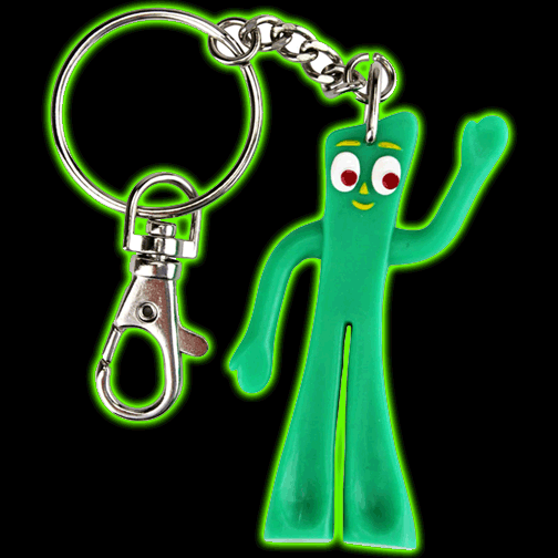 Gumby 3in Bendable Keychain