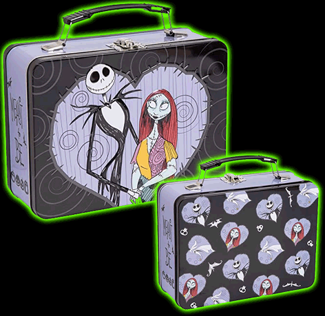 The Nightmare Before Christmas Jack and Sally Tin Tote