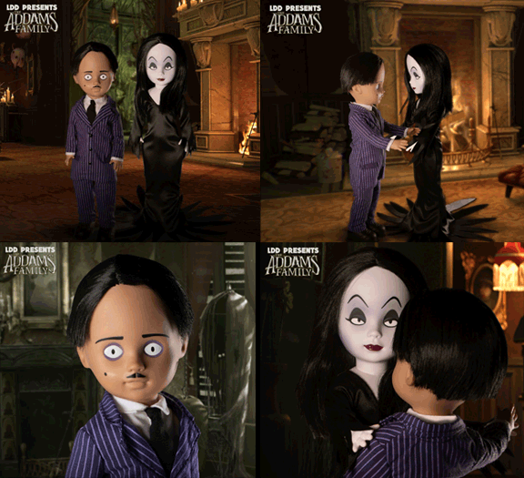 The Addams Family: Gomez & Morticia Living Dead Dolls