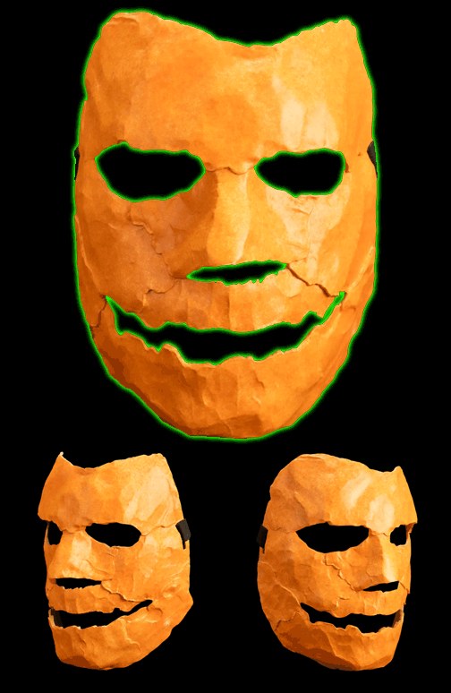 Rob Zombies Halloween 2007 Orange Asylum Mask