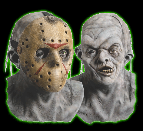 Friday the 13th: Grey Removable Mask Jason Mask