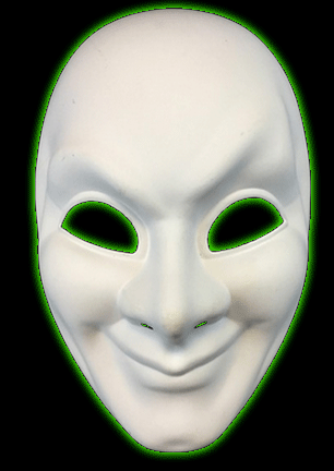 Venetian Smiling Jester Face Mask