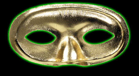 Domino Regazzo Gold Eye Mask