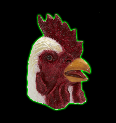 Adult Latex Rooster Mask