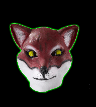 Adult Latex Fox Mask