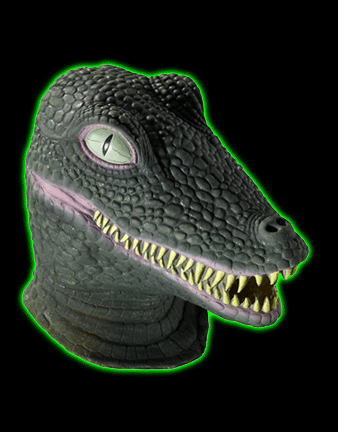 Adult Latex Crocodile Mask