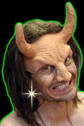 Flesh Devil Half Mask