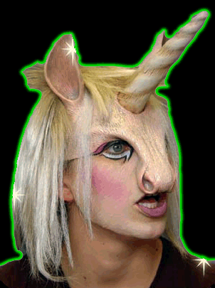 Unicorn Half Mask