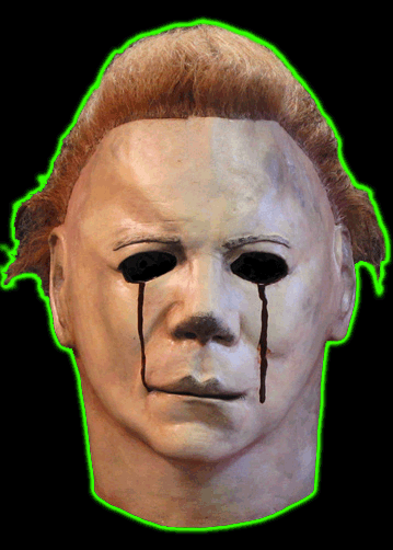 Halloween 2 - Michael Myers Blood Tears Latex Mask