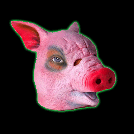 Pig latex Mask