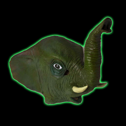 Elephant Latex Mask