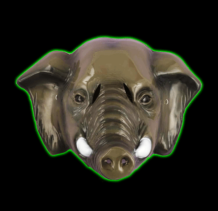 Elephant 1/2 Mask