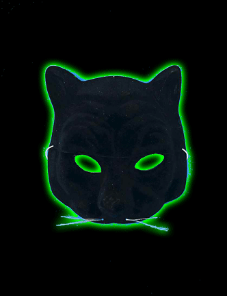 Black Panther Half Mask