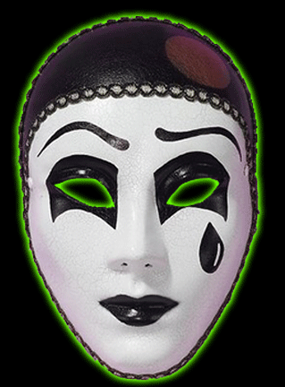 Pierrot Mask