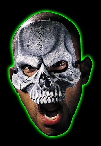 Adult Vinyl Chinless Skull Mask