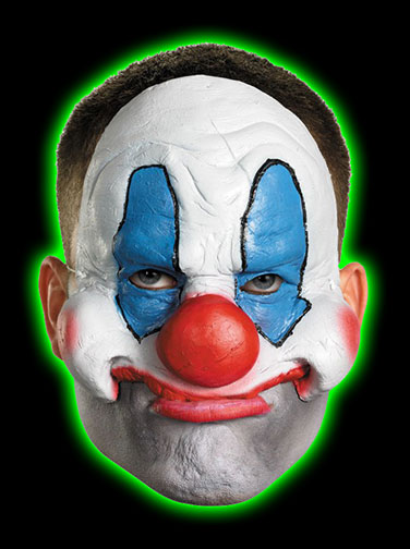 Chinless Evil Clown Mask