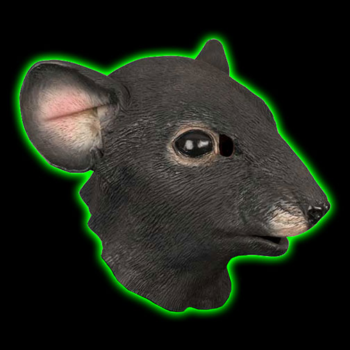 Rat Latex Full Mask
