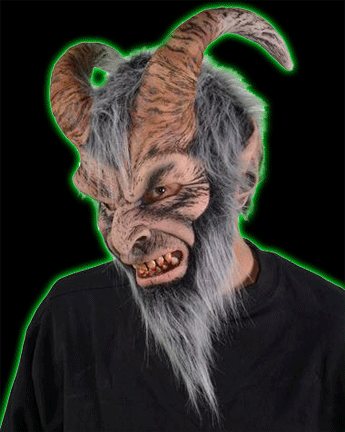 Krampus (Grey) Mask