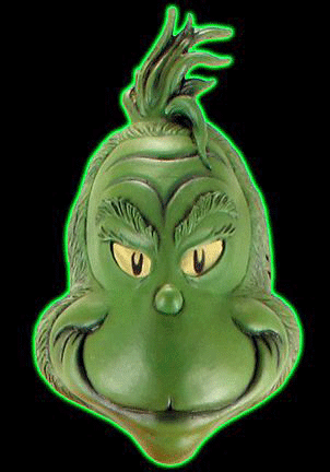 The Grinch that Stole Christmas Deluxe Full Head Mask
