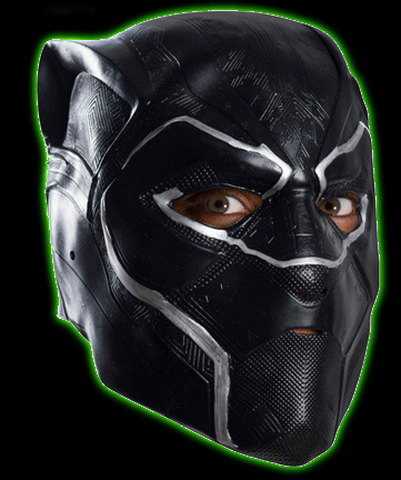 Black Panther 3/4 Vinyl Mask