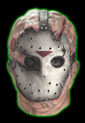 bølge . Kenya Halloweentown Store: Jason Voorhees Overhead Latex Mask