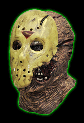 Jason New Blood Overhead Latex Mask with Removable Mask